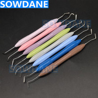 1 sztuka Dental Composite żywica wypełnienie szpachelka estetyczne przywrócenie zestaw żywica wypełniacz zestaw narzędzie stomatologiczne przywrócenie łopatka 5